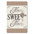 Penny Lane Penny Lane LANE082 Farm Sweet Farm Satin Metal Sign - 12 x 18 in. LANE082